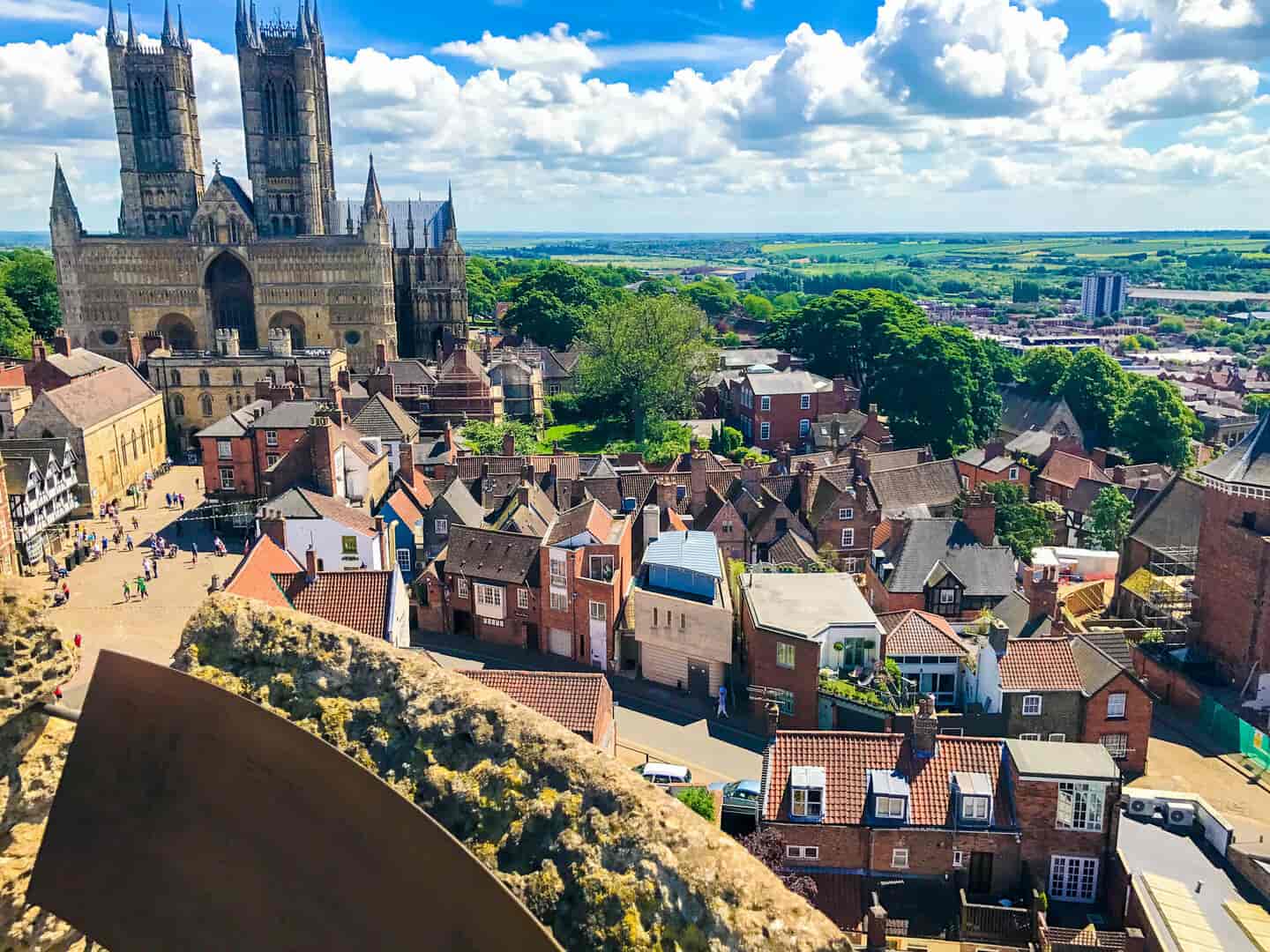 Student Accommodation in Lincoln - Rooftops and hills of Lincoln