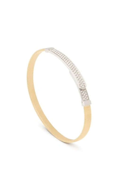 Marco Bicego Masai Gold & Diamond Bangle SG43-XL-B1-YW Bandiera Jewellers