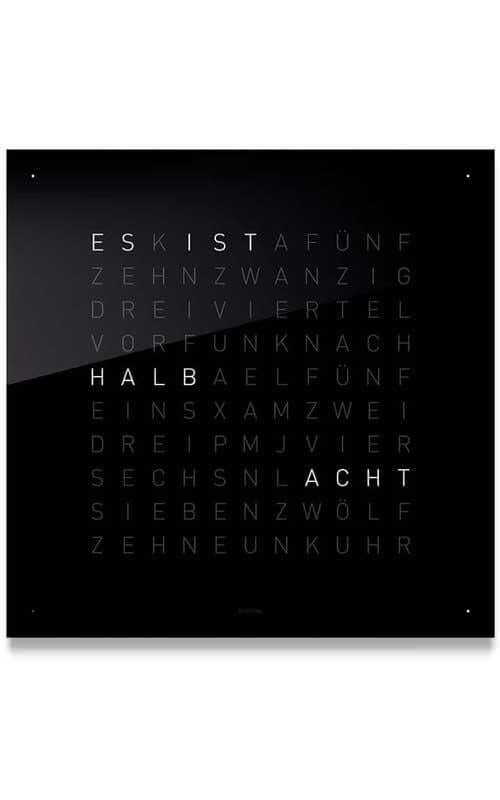 Qlocktwo Classic Acrylic Wall Clock (QU4ENBI) | Bandiera Jewellers