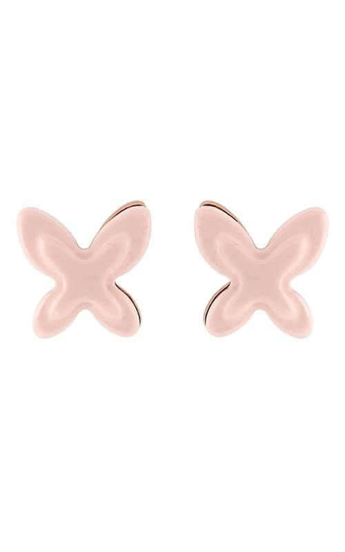 Mimi Freevola Baby Gold & Pink Coral Earrings (OXM242R8P2) | Bandiera Jewellers Toronto and Vaughan